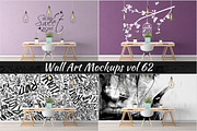 Wall Mockup - Sticker Mockup Vol 62