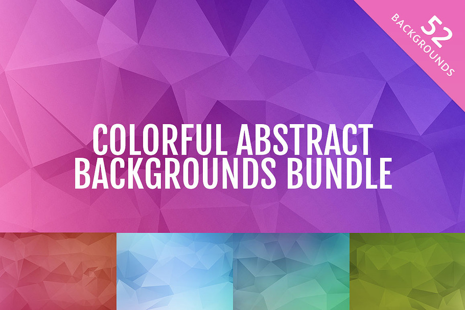 Colorful Abstract Backgrounds Bundle in Textures - product preview 8
