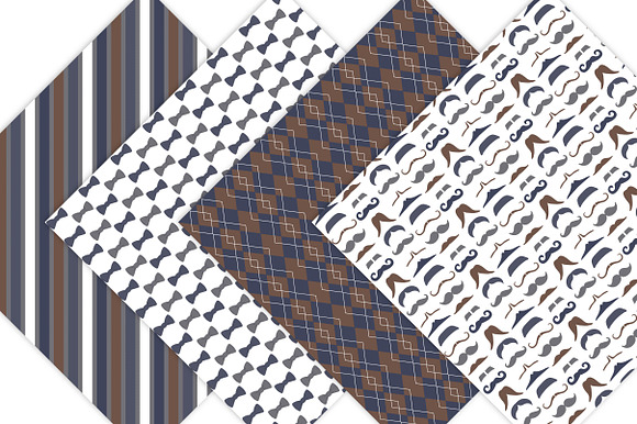 Gentleman Digital Papers in Patterns - product preview 1