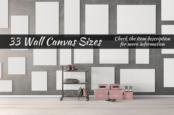 Canvas Mockups Vol 11 in Print Mockups - product preview 1