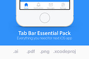 iOS Tab Bar Icons - Essential Pack