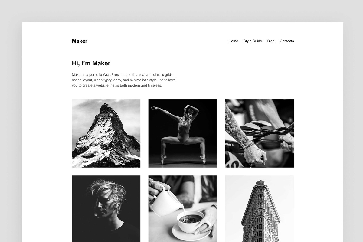 Maker – Portfolio WordPress Theme in WordPress Portfolio Themes - product preview 8