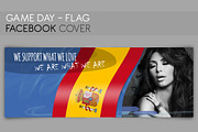 FACEBOOK COVER flag - Game day