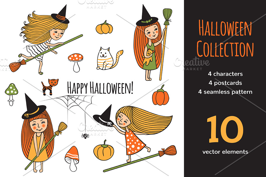 Halloween Collection in Illustrations - product preview 8