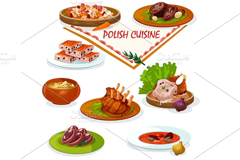 Polish cuisine savory dishes