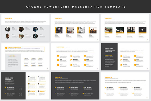 Arcane Powerpoint Presentation in PowerPoint Templates - product preview 5
