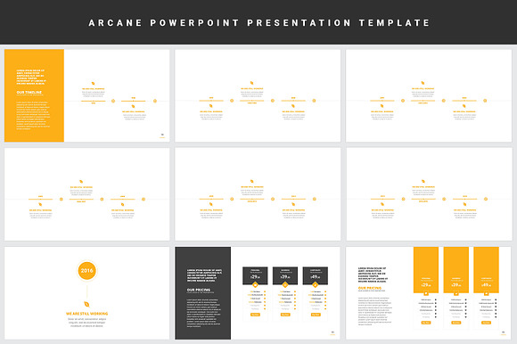 Arcane Powerpoint Presentation in PowerPoint Templates - product preview 8