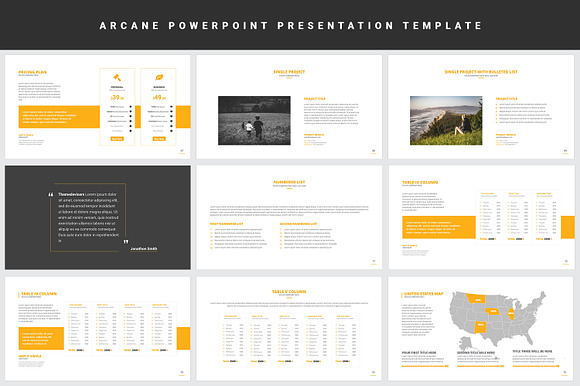 Arcane Powerpoint Presentation in PowerPoint Templates - product preview 9
