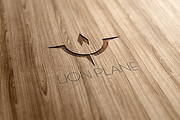 Lion Plane Logo Design