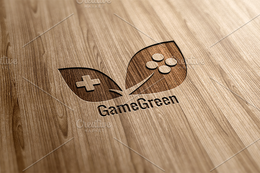 Game Green Logo Design in Logo Templates - product preview 8