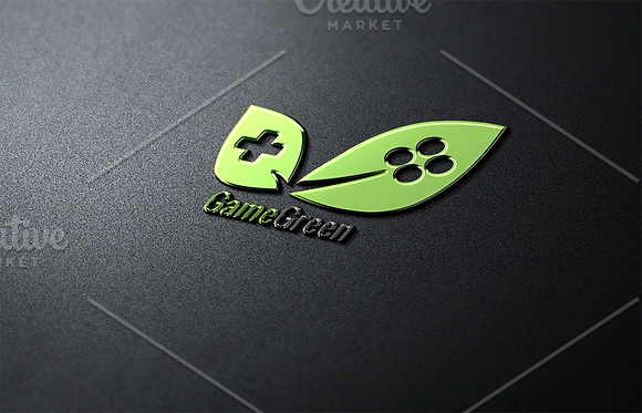 Game Green Logo Design in Logo Templates - product preview 2
