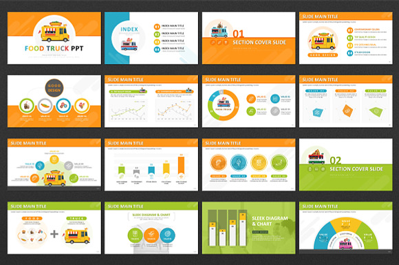 Food Truck PPT in PowerPoint Templates - product preview 1