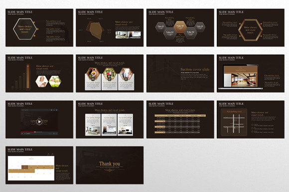 Luxury Silver Town Powerpoint in PowerPoint Templates - product preview 2