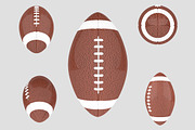 American Football Ball Set