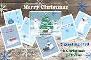 7 Christmas card  +6 patterns