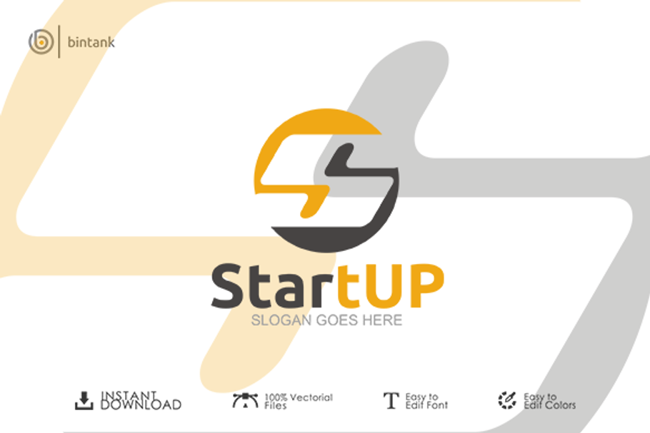 Start Up - Letter S Logo