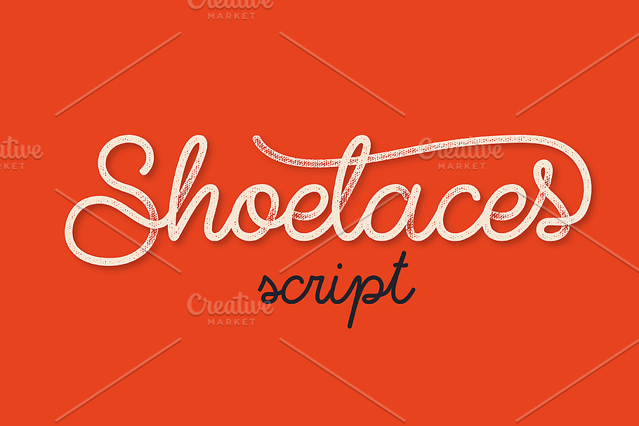 Shoelaces font in Text Fonts - product preview 8