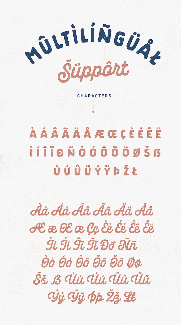 Americus Script & Sans in Retro Fonts - product preview 9