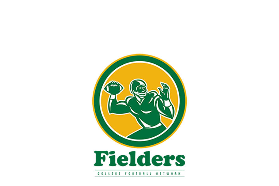 Fielders College Football Network Lo in Logo Templates - product preview 8