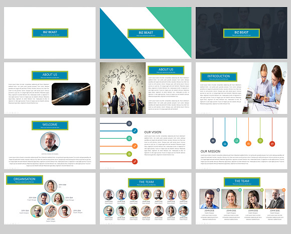 Biz Beast Powerpoint Template in PowerPoint Templates - product preview 1