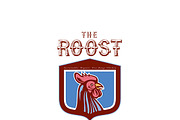 The Roost Sustainable Organic Logo