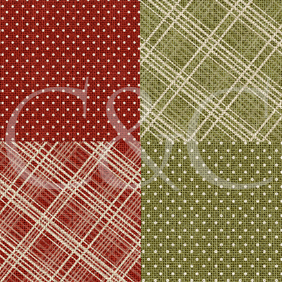 Christmas Burlp Digital Paper Pack18 in Patterns - product preview 2