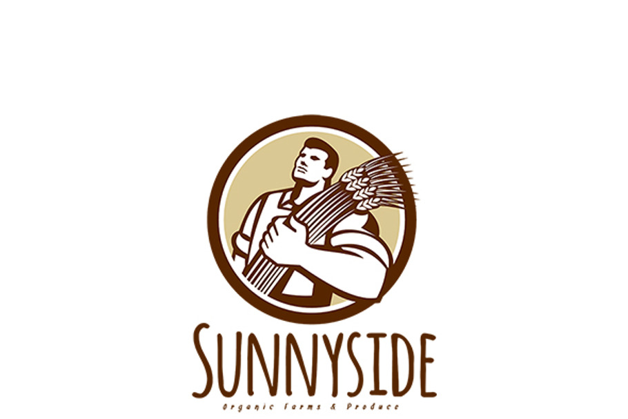 Sunnyside Organic Farms Logo in Logo Templates - product preview 8