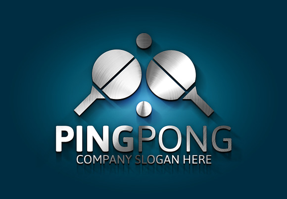 Ping Pong Logo in Logo Templates - product preview 4