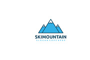 Ski Mountain Logo