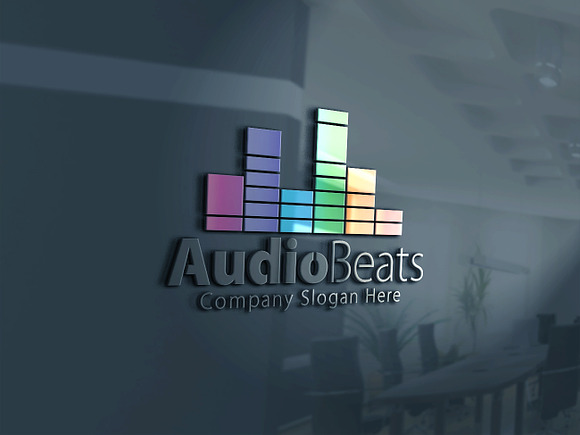 Audio Beats Logo in Logo Templates - product preview 4