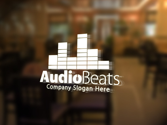 Audio Beats Logo in Logo Templates - product preview 5