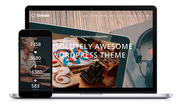 Stream - One Page WordPress Theme in WordPress Landing Page Themes - product preview 4