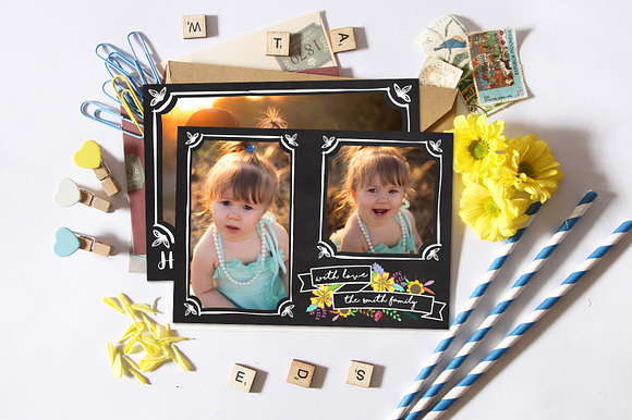 Thanksgiving Card | Chalk Frames in Card Templates - product preview 1