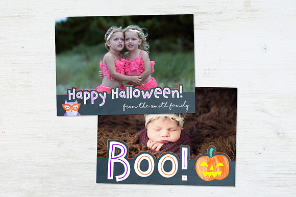 Halloween Card | Cute & Thrilling in Card Templates - product preview 1