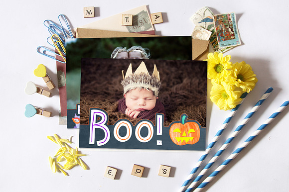 Halloween Card | Cute & Thrilling in Card Templates - product preview 2
