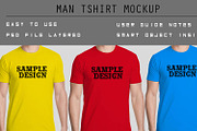 Man T-shirt Mockup