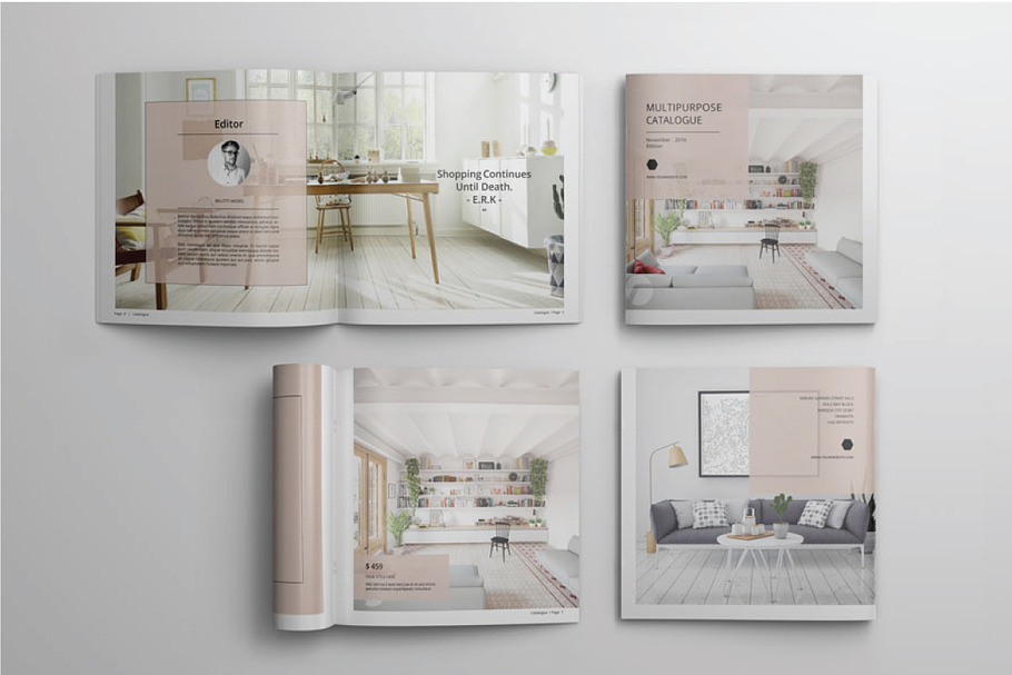Square Catalogue Template Vol.I in Brochure Templates - product preview 8