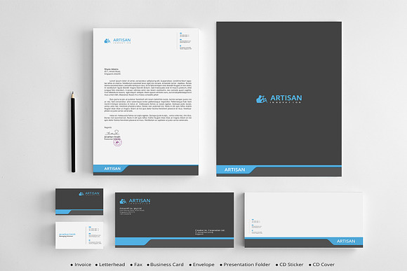 Corporate Identity Bundle in Stationery Templates - product preview 3