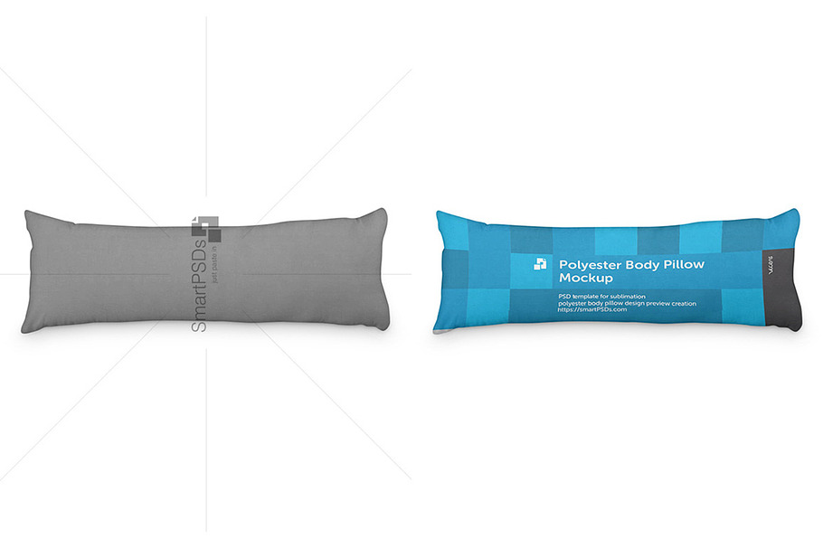 Polyester Body Pillow Cover Design in Product Mockups - product preview 8