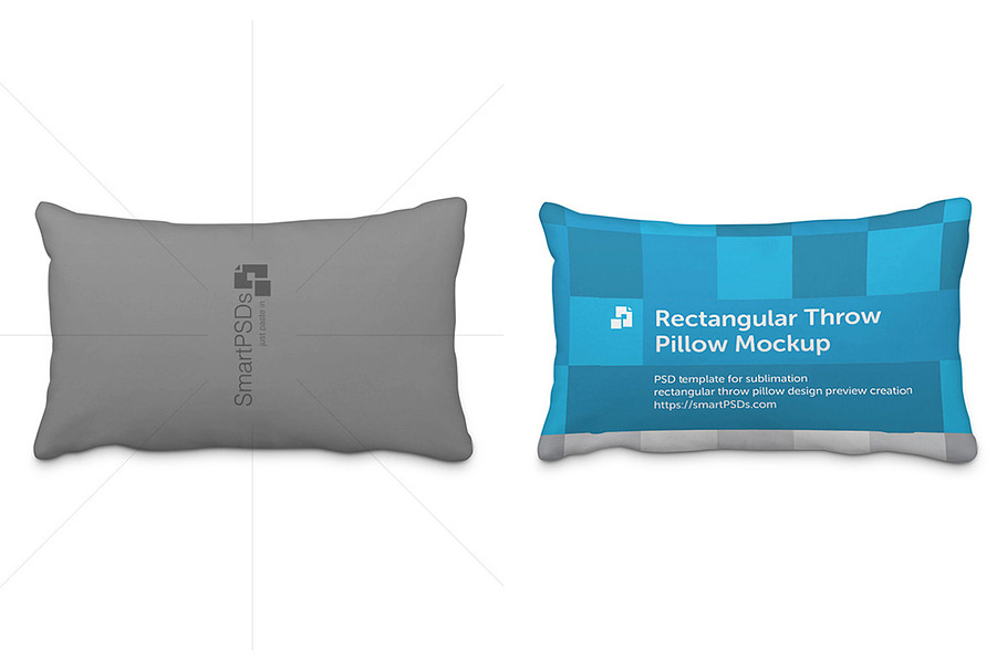 Rectangular Throw Pillow Design