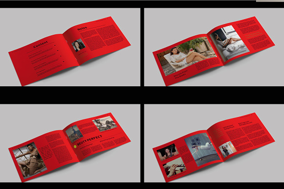 A4 Landscape Portfolio in Brochure Templates - product preview 2