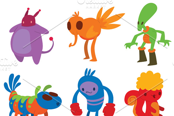 Cute monster vector character