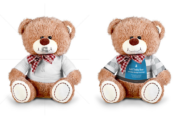 Teddy Bear Dress Design Mockup in Product Mockups - product preview 1