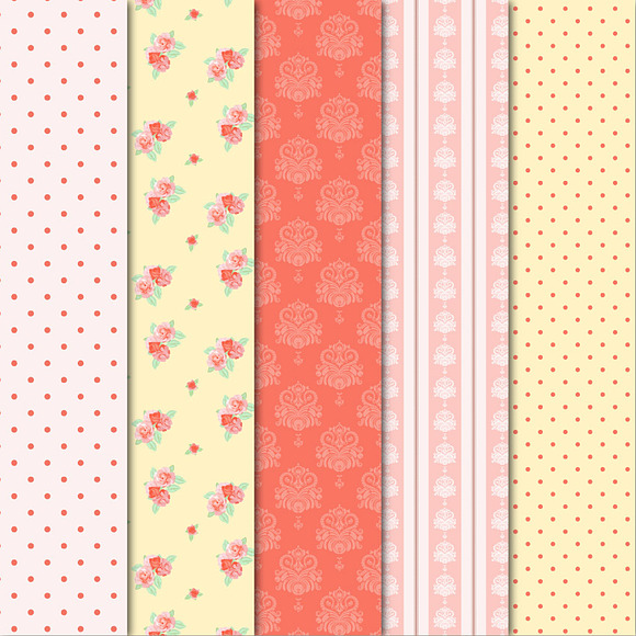 Digital Paper - Shabby Chic in Patterns - product preview 2