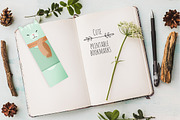 5 Cute Cats Printable Bookmarks