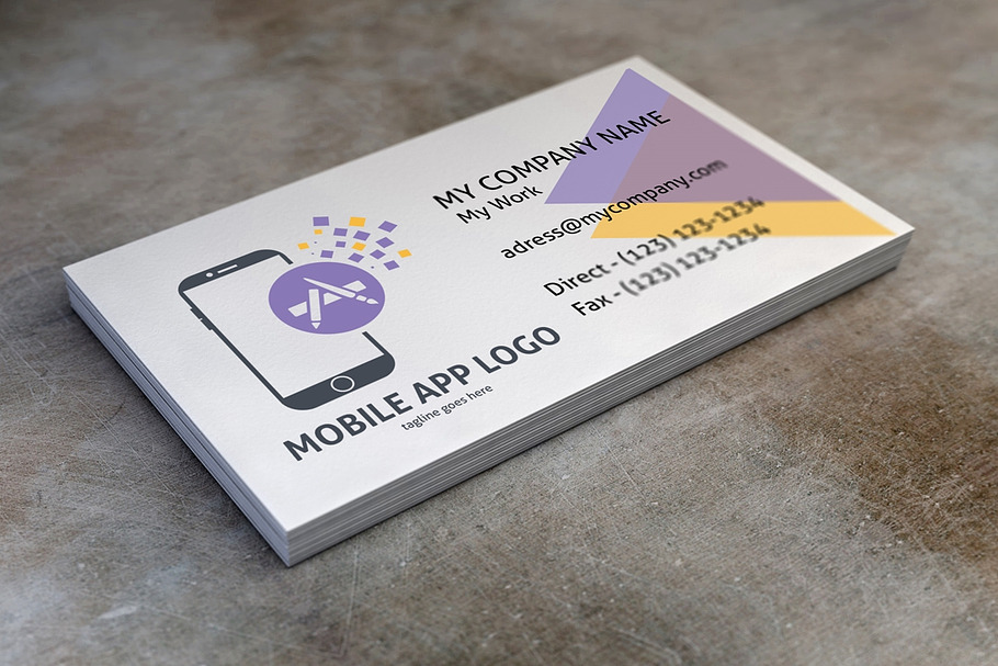 Mobile App Logo in Logo Templates - product preview 8