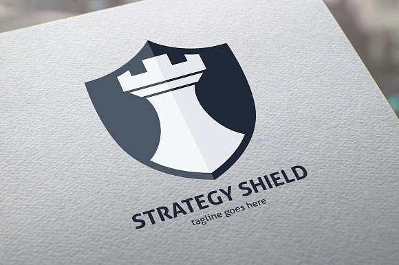 Strategy Shield Logo in Logo Templates - product preview 4