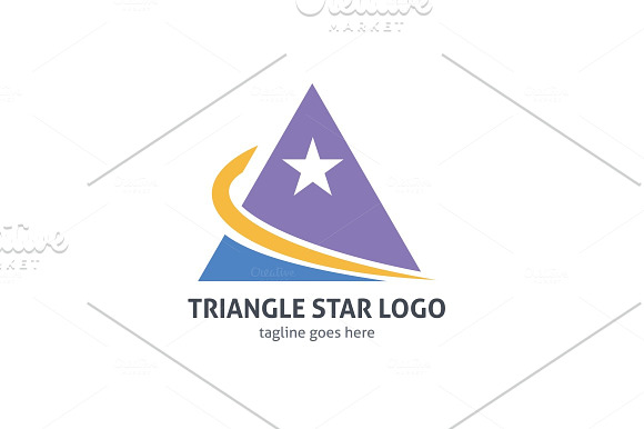 Triangle Star Logo in Logo Templates - product preview 1