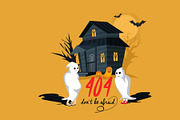 Halloween 404 Error Page