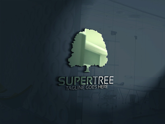 Super Tree Logo in Logo Templates - product preview 1
